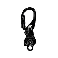 美國 rock exotica 1.1" Omni-Block SwivaBiner Double 橢圓自動鉤環萬向雙滑輪 P54DSBO-B